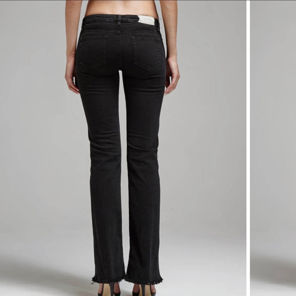 Iro Freddy bootcut black low waist jeans
